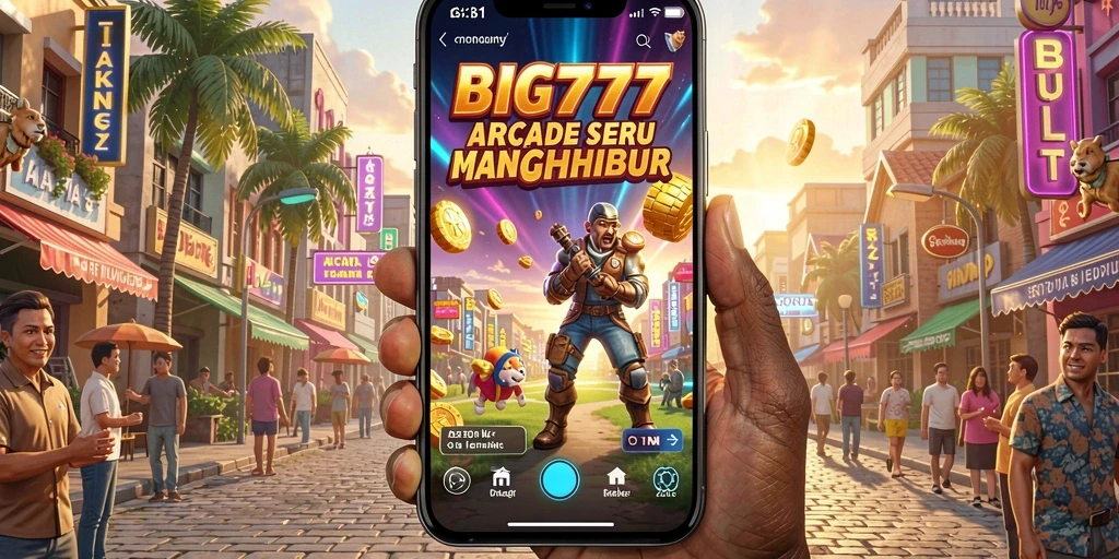 Tampilan menarik dalam permainan arcade BIG777 yang menggugah semangat.