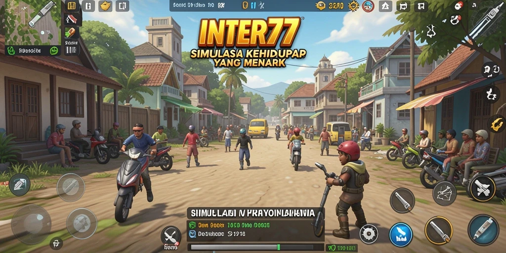 Tampilan gameplay INTER77 yang realistis dan menarik.