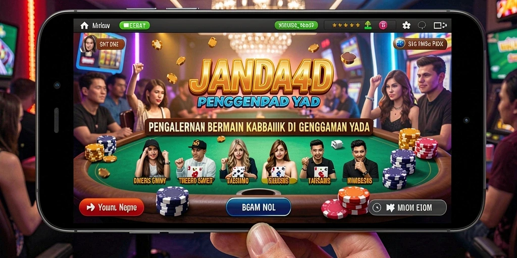 Screenshot gameplay JANDA4D menampilkan suasana kasino yang mengasyikkan.