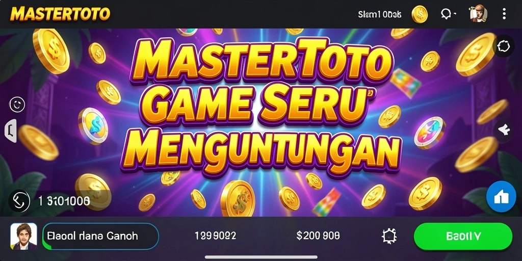 Tampilan gameplay MASTERTOTO yang seru dan menawan.