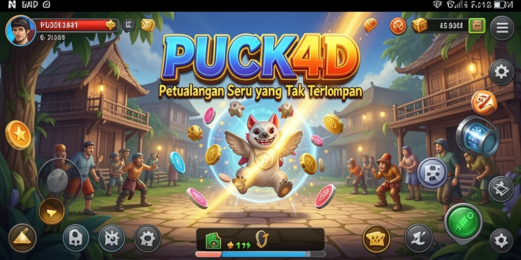 Tampilan epic dari gameplay menarik dalam PUCUK4D.