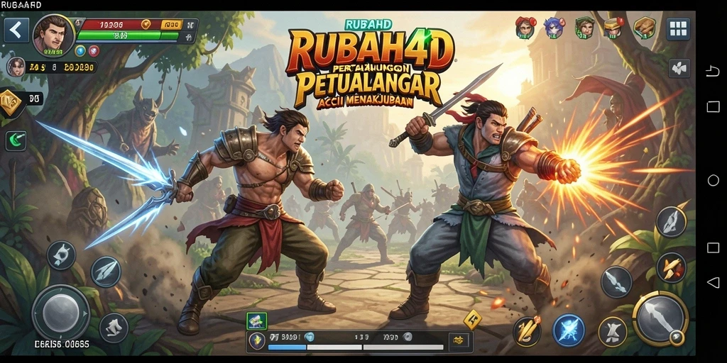 Tampilan gameplay menakjubkan di RUBAH4D dengan aksi mendebarkan.